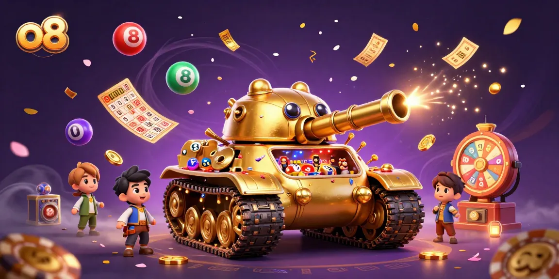 Experience thrilling gaming with the o8 golden beetle tank showcasing a miniature casino adventure.