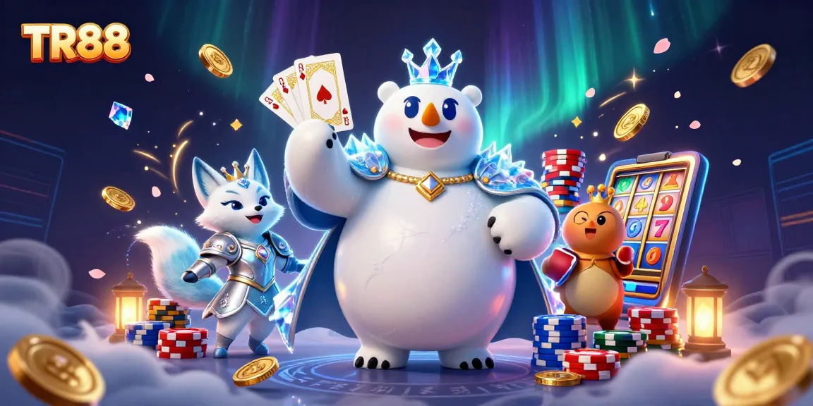 Experience TR88 excitement with the magical ice king, snow fox, and dazzling casino elements.